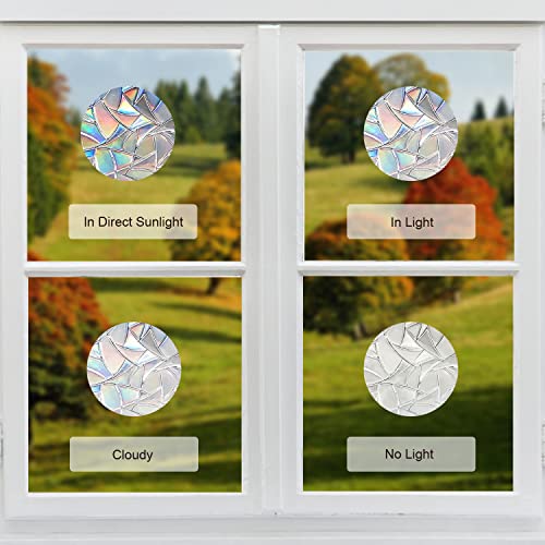 Bird Safety Window Clings - Prismatic Anti-Collision Decals