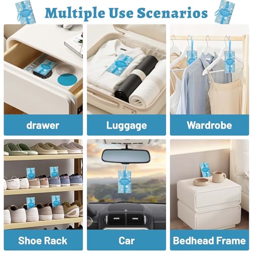 STRN Scented Sachets - Baby Powder Fragrance, 14 Packs for Drawers & Closets