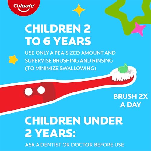 Colgate Kids Fluoride Toothpaste - Watermelon Burst, 4 Pack