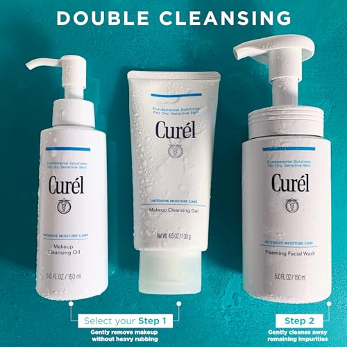 Curel Makeup Cleansing Oil for Dry Sensitive Skin, 5 fl oz