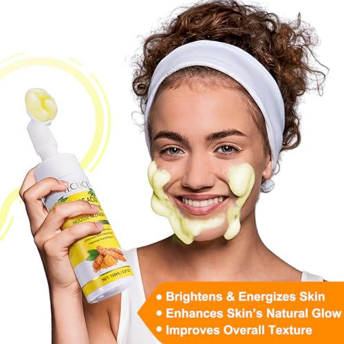 A r b c r n 2 Pack Turmeric Facial Cleanser with Kojic Acid, 150ML - Deep Pore & Skin Firming