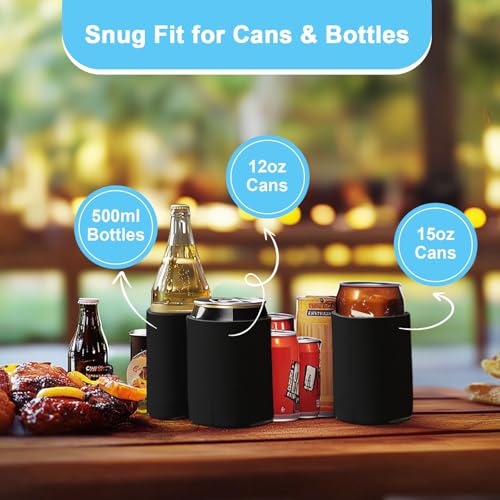 25-Pack Insulated Beer Can Cooler Sleeves for Customization