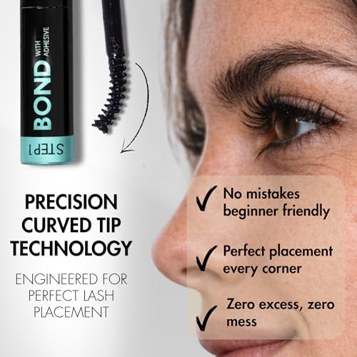 Gazelle 2-in-1 Lash Bond and Seal for Cluster Lashes - 7-10 Day Hold
