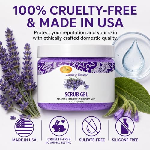 SPA REDI Pedicure Prep Exfoliating Pumice Gel, 16 oz - Hydrating Lavender