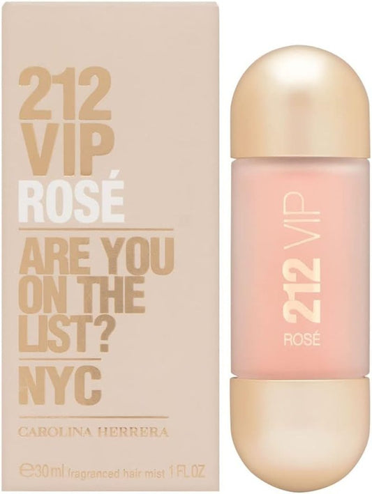 Carolina Herrera 212 VIP Rose Hair Mist for Women - 1.0 oz Fragrance Spray