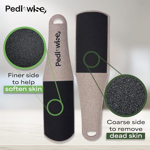 Pedi-wise Extra Large Double Sided Pumice Stone Foot File & Callus Remover - Model 1