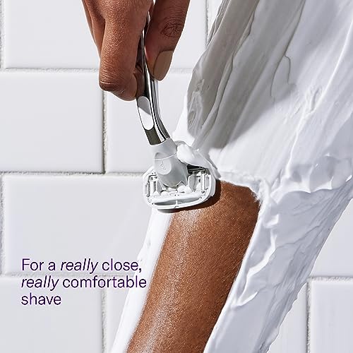 Flamingo Shaving Kit: Foaming Gel & 6 Razor Blade Refills