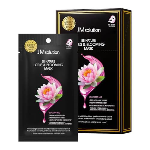 JMsolution Be Nature Lotus & Blooming Vegan Face Mask - 10 Sheets