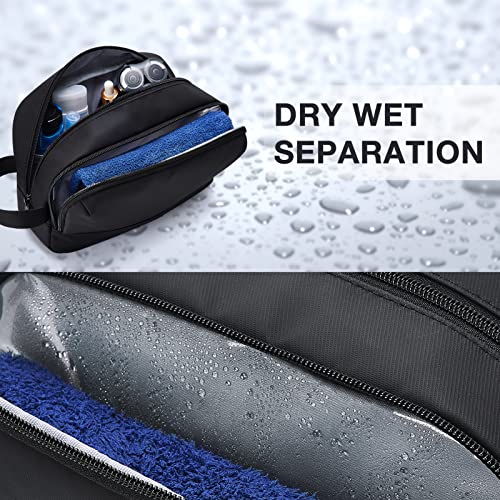 BAGSMART Travel Toiletry Bag for Men - Water-Resistant Dopp Kit