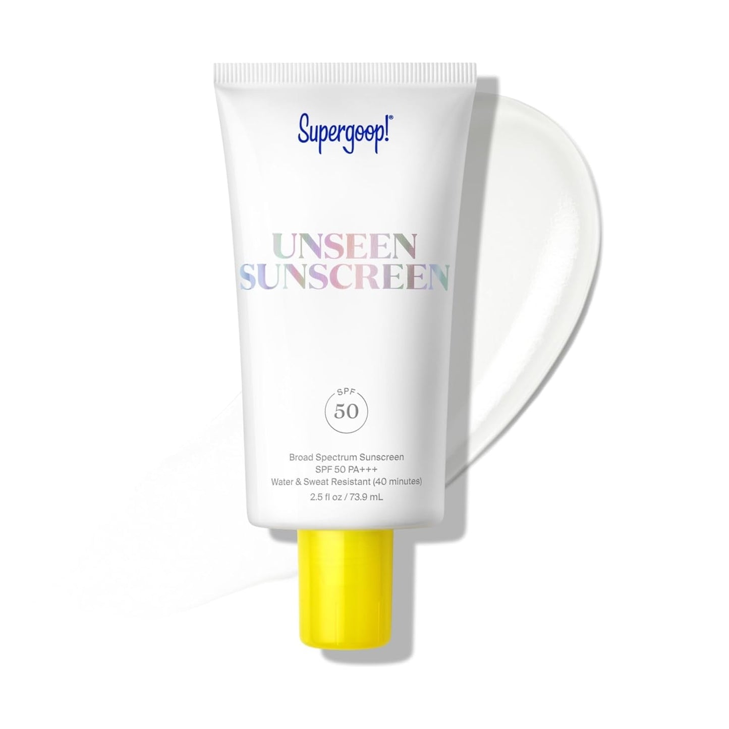 Supergoop! Unseen Sunscreen - Clear Invisible Face Sunscreen & Makeup Primer | Oil-Free, Weightless, All Skin Types