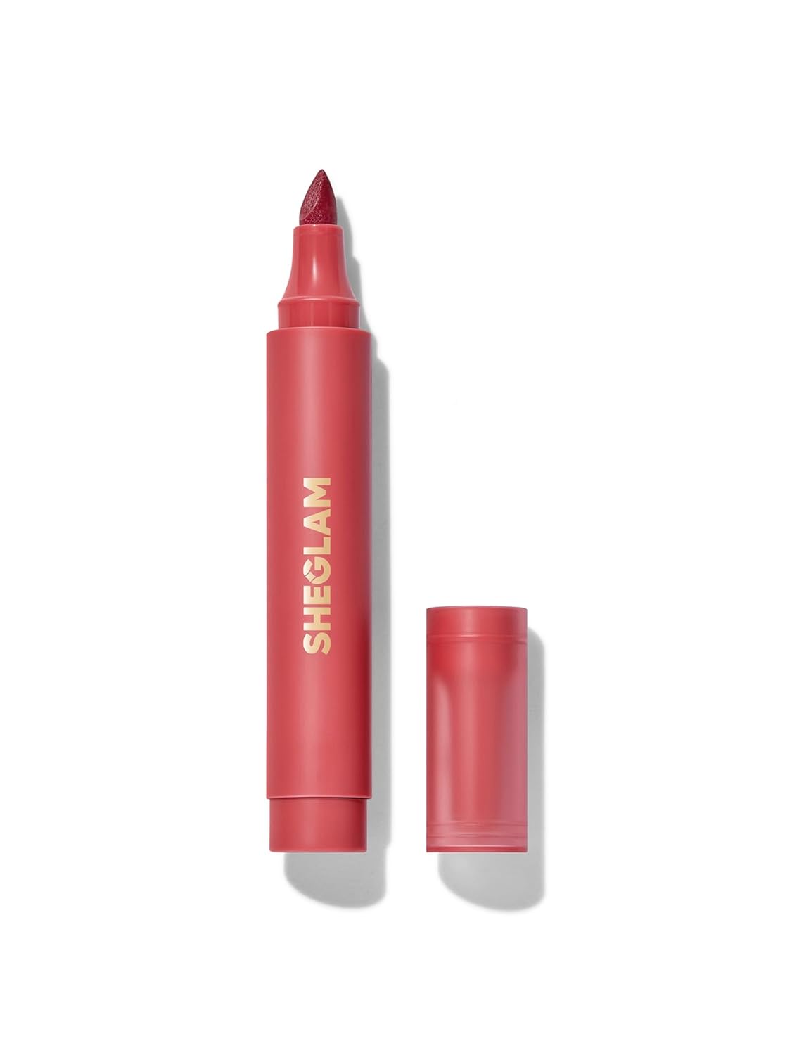 Love Stained Lip Tint Marker - Matte Red Long-Lasting Lip Stain Pen for Bold Color | Highly Pigmented