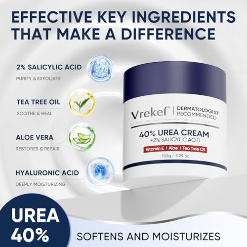 60% Urea Foot Cream with Salicylic Acid for Dry Cracked Skin