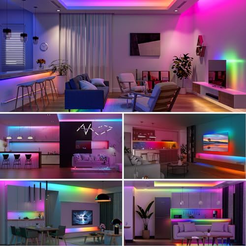 SEZO WS2812B LED Strip Light 3.3FT - Individually Addressable RGB
