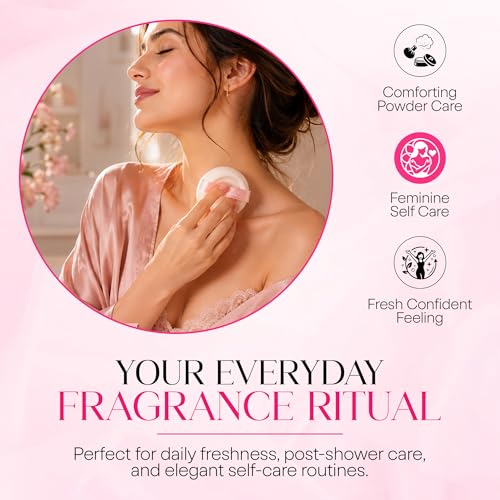 Esha Lady In Red Body Perfume Powder - Silky Talc-Free Formula