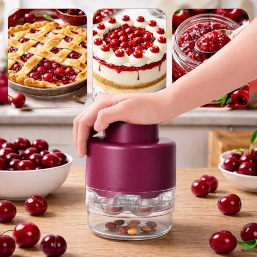 YYP 7-in-1 Cherry Pitter Tool for Effortless Seed Removal