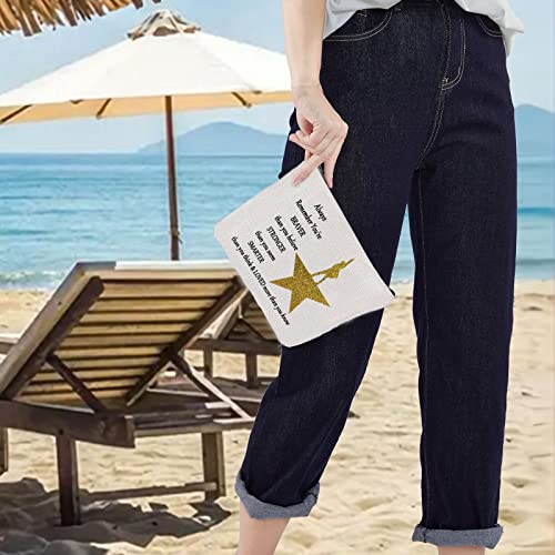 LEVLO Musical Cosmetic Bag - You Are Braver Stronger Smarter Broad Bag