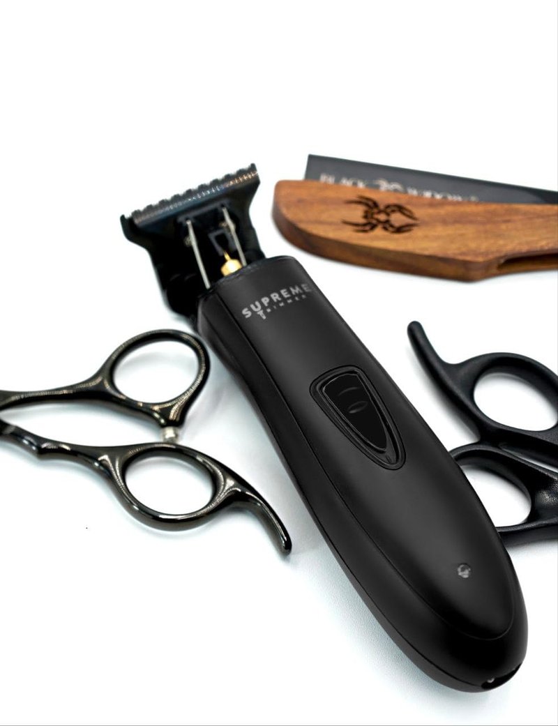 Supreme Trimmer Hair Trimmer ST5220 Precision Beard Trimmer for Men Professional Barber Liner Cordless Hair Clippers – Black T-Shaper Li (Extra Blade Included)
