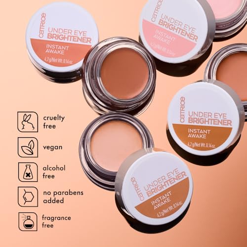 Catrice Under Eye Brightener 010 Light Rose & Concealer Brush Set