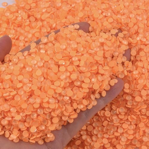BLINGINBOX Living Coral Luminous SS30 Flatback Rhinestones 288pcs - UV Glow Jewelry & Crafts
