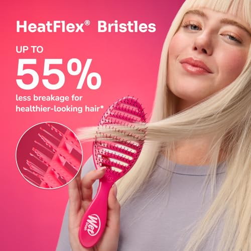 Wet Brush Speed Dry Hair Brush - Vented Design for Faster Drying