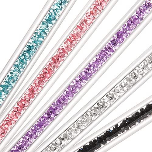 5-Piece Nail Art Brush Set with Resin Palette for Nail Design