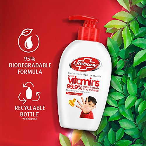Lifebuoy Total 10 Activ Naturol Germ Protection Handwash Refill, 750ml