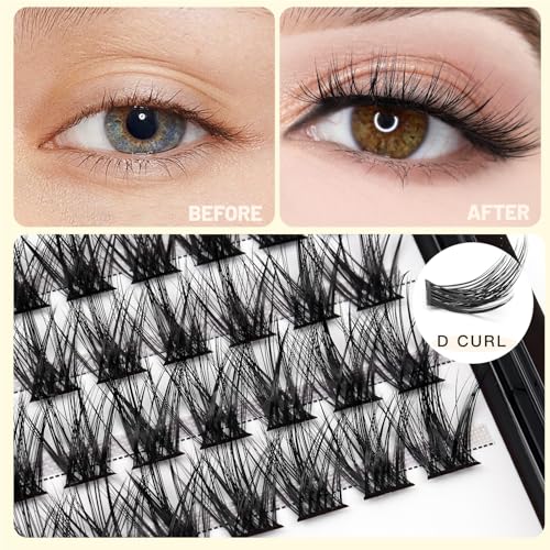 Vayator Mixed False Lashes Kit - D Curl & DD Curl, 8-20mm