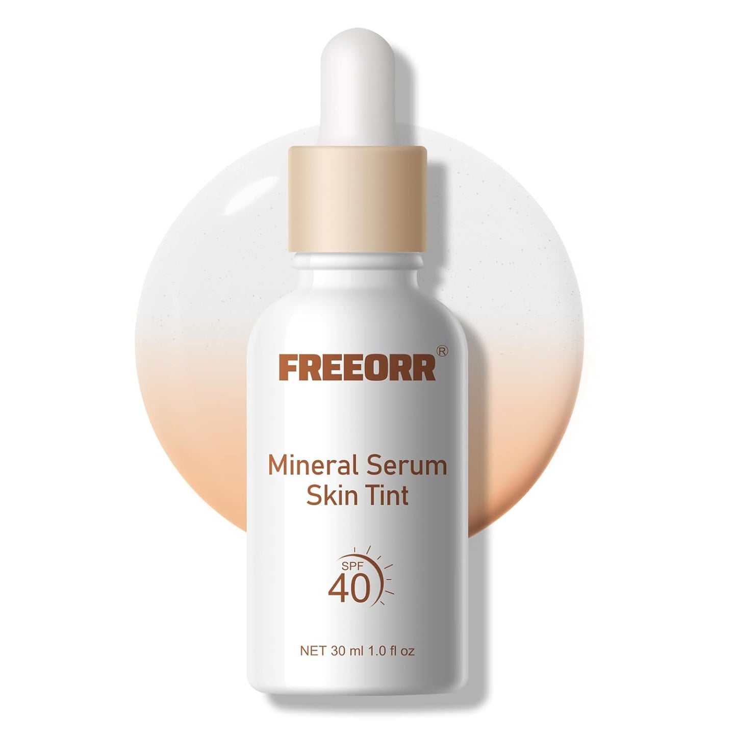KYDA SPF 40 Color Changing Foundation - Mineral Serum Skin Tint for Mature Skin | Mirage Shade Adjusting Makeup
