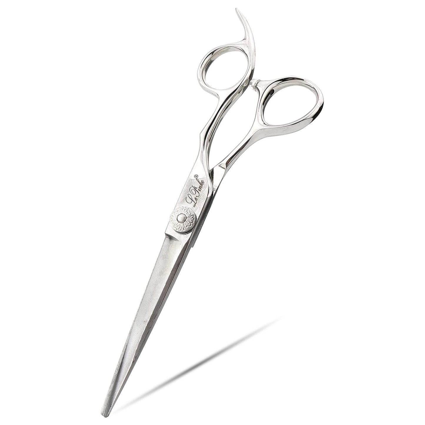 LePinko Premium Damascus Steel Hair Cutting Scissors, 6.0 Inch Master Level Hair Texturizing Shears For Hairstylist, Hairdresser, Studio, Salon, Barber