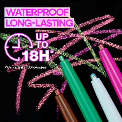 Wet n Wild Chameleon Chrome Eyeliner - Waterproof, 18-Hour Wear