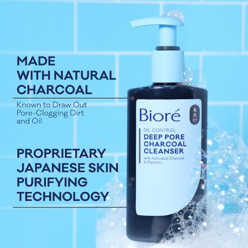 Bioré Deep Pore Charcoal Facial Cleanser for Oily Skin - 11.45 fl oz