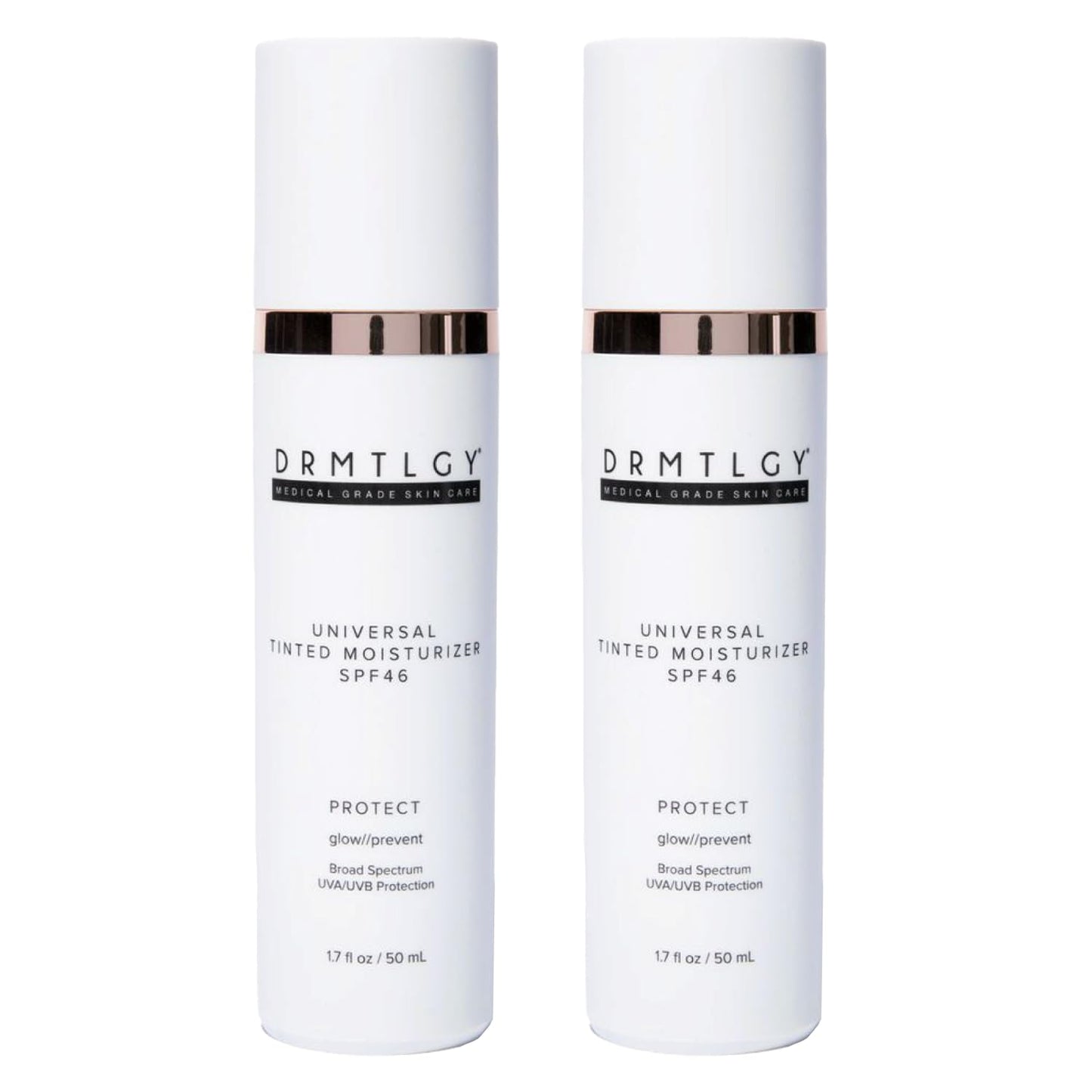 DRMTLGY Universal Tinted Moisturizer SPF 46 - Hydrating Sunscreen with Niacinamide & Hyaluronic Acid | 1.7 oz