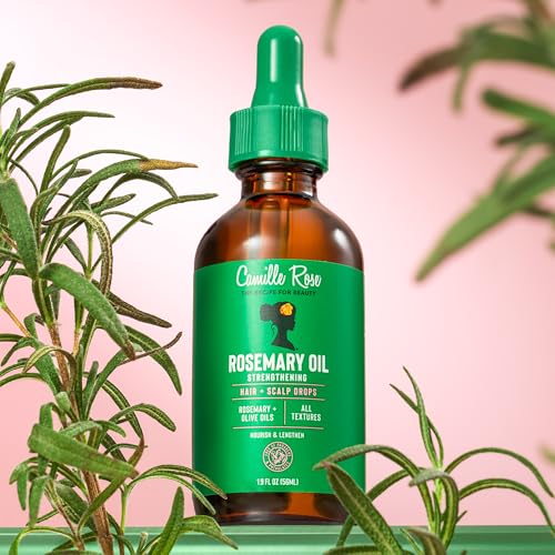 Camille Rose Rosemary Water Mist & Hair Oil Strengthening Scalp Care Set