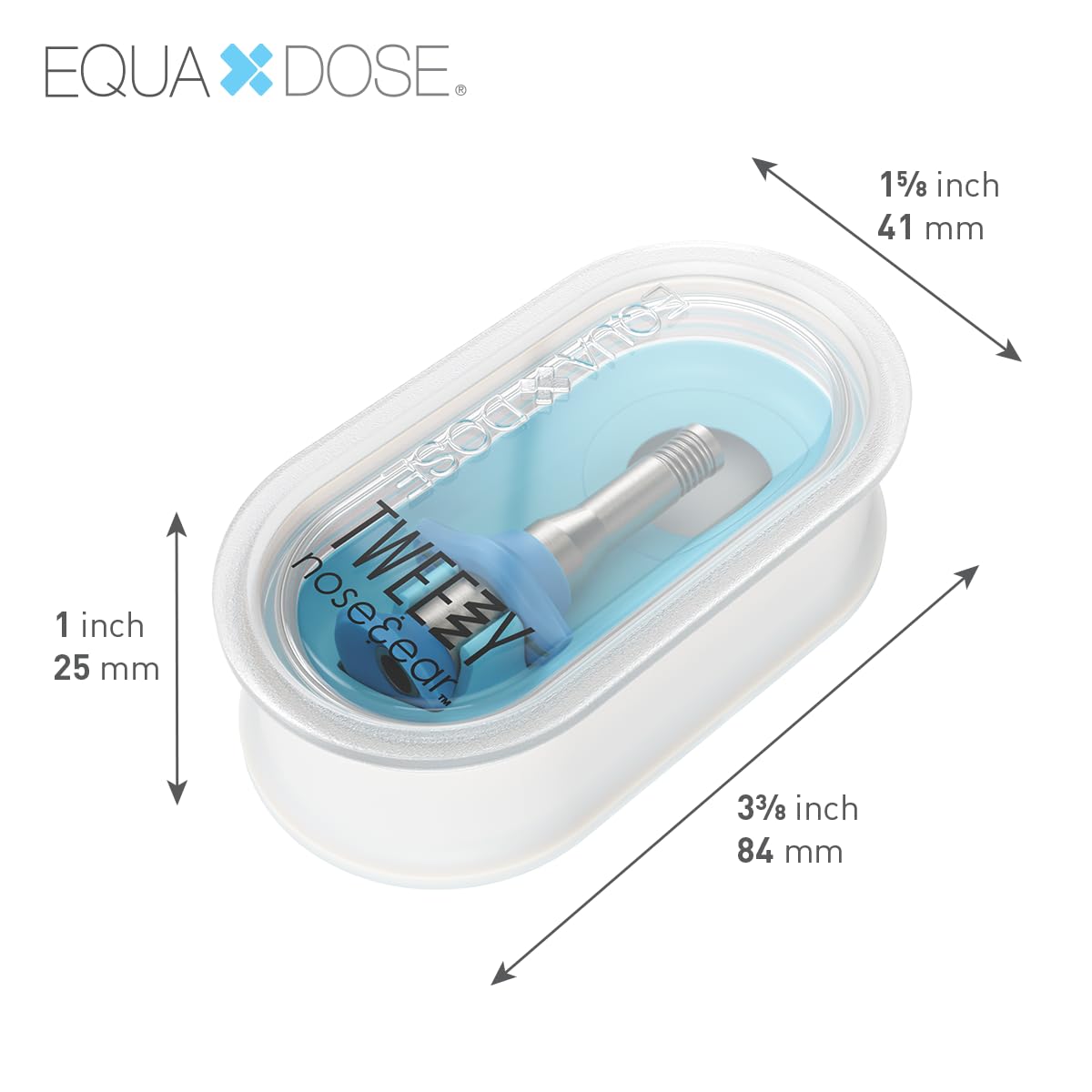 EQUADOSE Tweezy Nose & Ear Hair Remover for Men & Women, Precision Grooming Tool for Pain-Free Hair Removal, Alternative to Trimmers and Waxing Kits, Formerly Pluck, Easy and Effective Solution