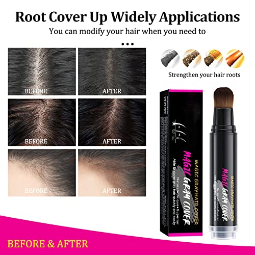 Root Touch Up Hairline Powder Stick - Dark Black Temporary Coverage