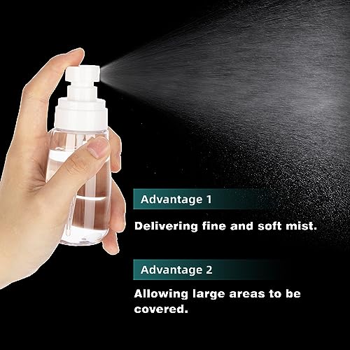 GIVITASOT 1oz Travel Spray Bottles - Refillable Fine Mist Set of 3