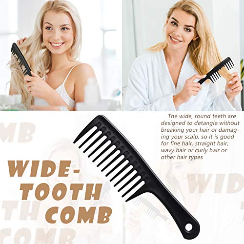 Patelai 3-Piece Hair Comb Set - Afro & Wide-Tooth Combs for Styling