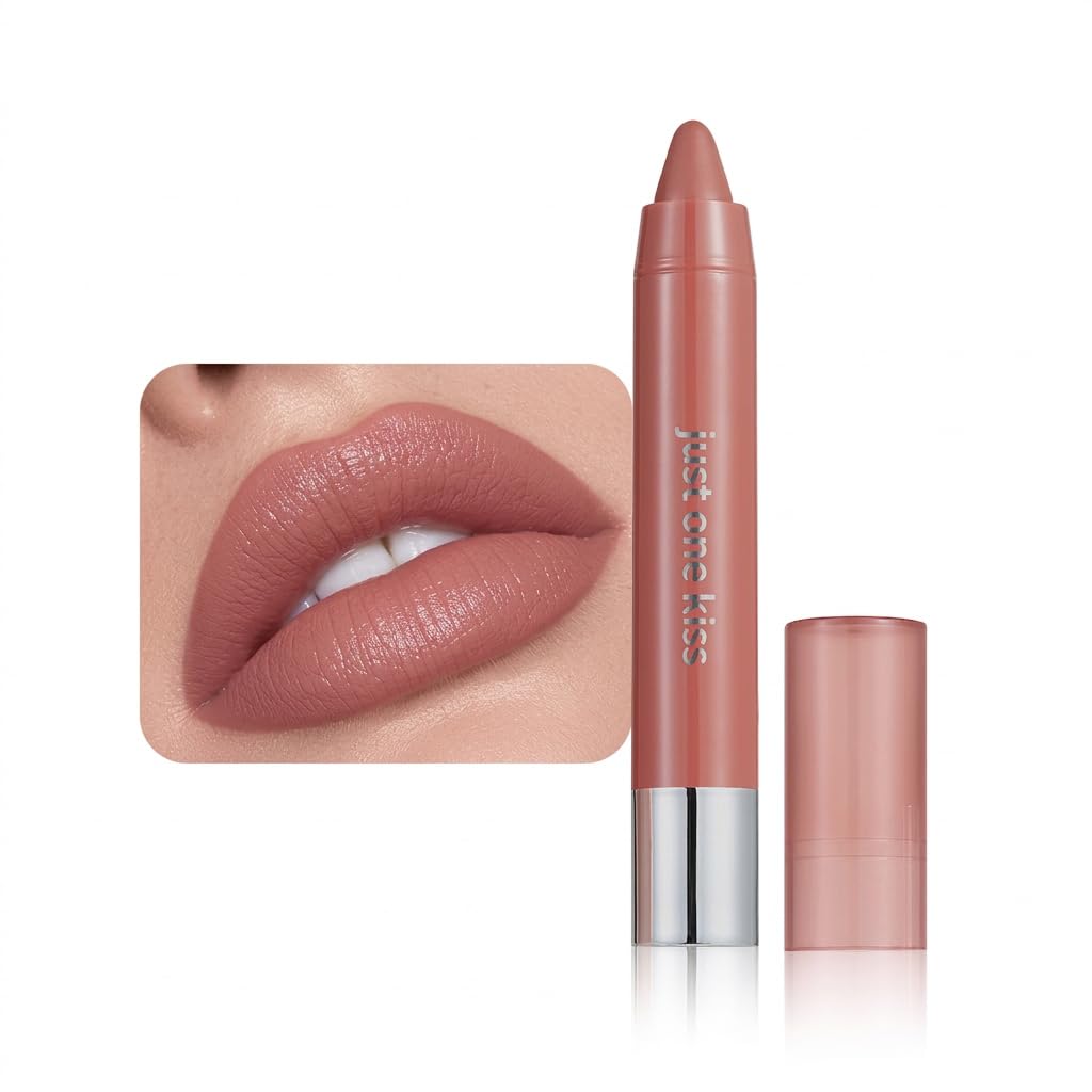 Hydrating Cream Lipstick - Maroon Lip Crayon for Women | Moisturizing, Smooth Application, Natural Finish, 06
