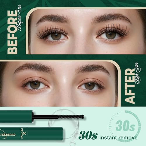 KEYYOU Black Lash Bond+Remover Kit for At-Home DIY & Travel