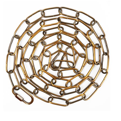 6 Feet Gold Bronze Pendant Light Fixture Chain Extension