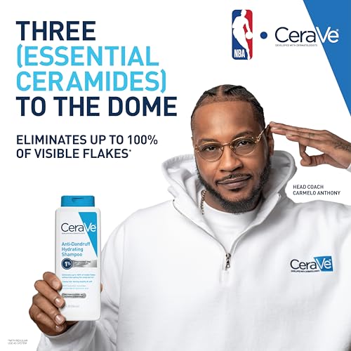 CeraVe Hydrating Anti Dandruff Shampoo, 19 Fl Oz - Itchy Scalp Relief