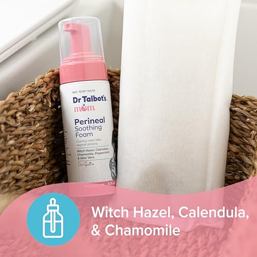 Dr. Talbot's Mom Witch Hazel Perineal Soothing Foam ? Cooling Relief for Postpartum Care ? 5 Fl oz