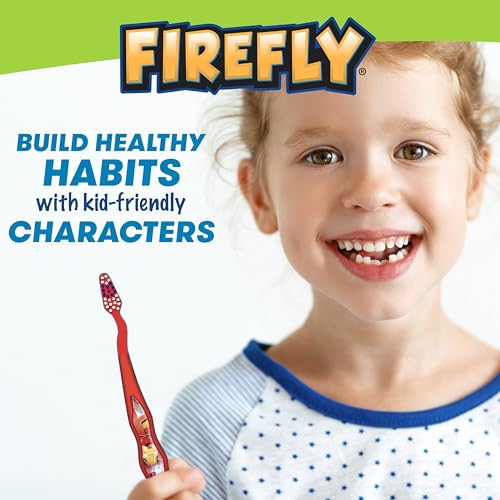 Firefly Marvel Avengers Toothbrush Pack for Kids - 3 Soft Brushes