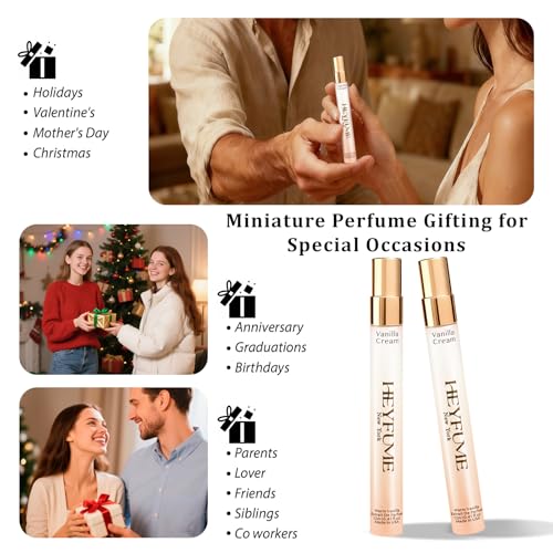 Pheromone Perfume for Women - Creamy Vanilla Amber Musk Mini Spray