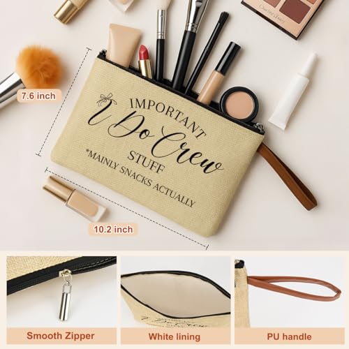 Idocrew 1326 Luxury Makeup Bag Gift Set for Bridesmaids & Travel