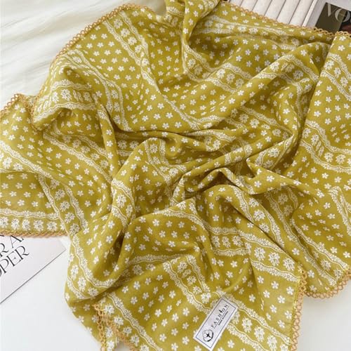 Pemilosci 2-Pack Large Cotton Bandana Headband - 28x28 Lace #1 Pattern