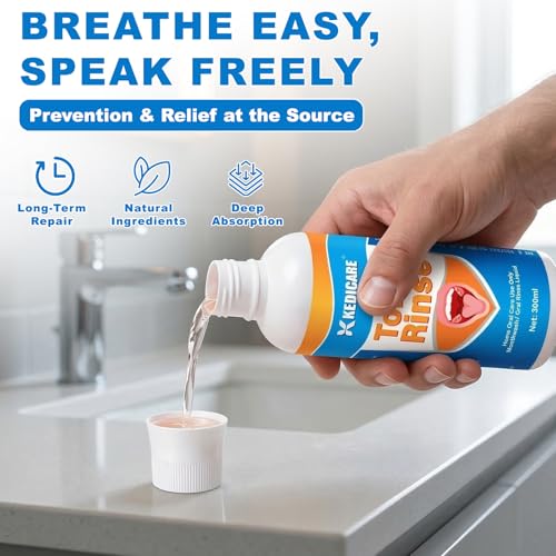 Alcohol-Free Tonsil Mouthwash for Deep Oral Care, 300ML