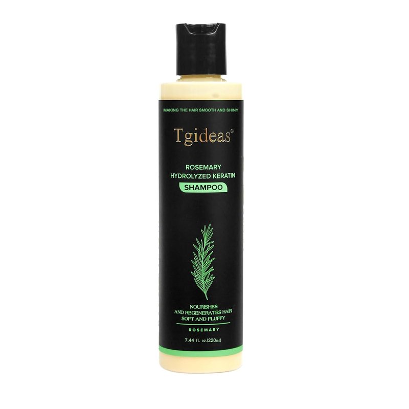 Organic Rosemary Hair Growth Shampoo - Natural Thickening & Strengthening Formula with Hydrolyzed Keratin | 7.4 fl. oz