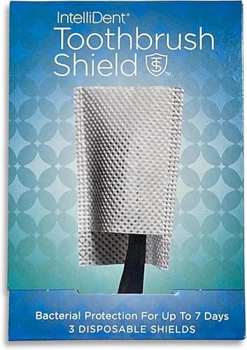 Intellident Toothbrush Shields, Disposable Head Covers - 20 Count Pack