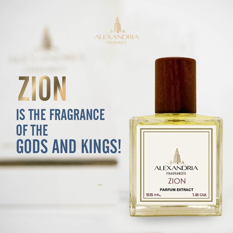 Alexandria Fragrances Zion Perfume for Men - Long Lasting Lemon, Sweet Vanilla, Leather, Ambergris & Herbs notes – Elegant Zion Men Cologne for Daily Use – Perfect for Any Event 60ml